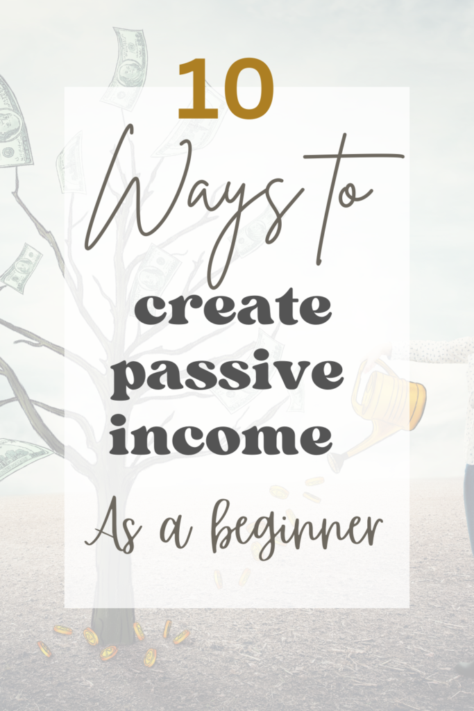 create passive income